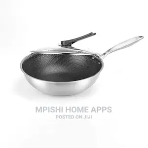 Honeycomb Stainless Steel Non-Stick Woks
