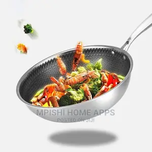 Honeycomb Stainless Steel Non-Stick Woks