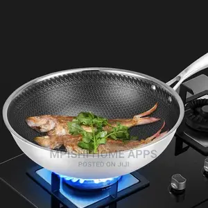 Honeycomb Stainless Steel Non-Stick Woks