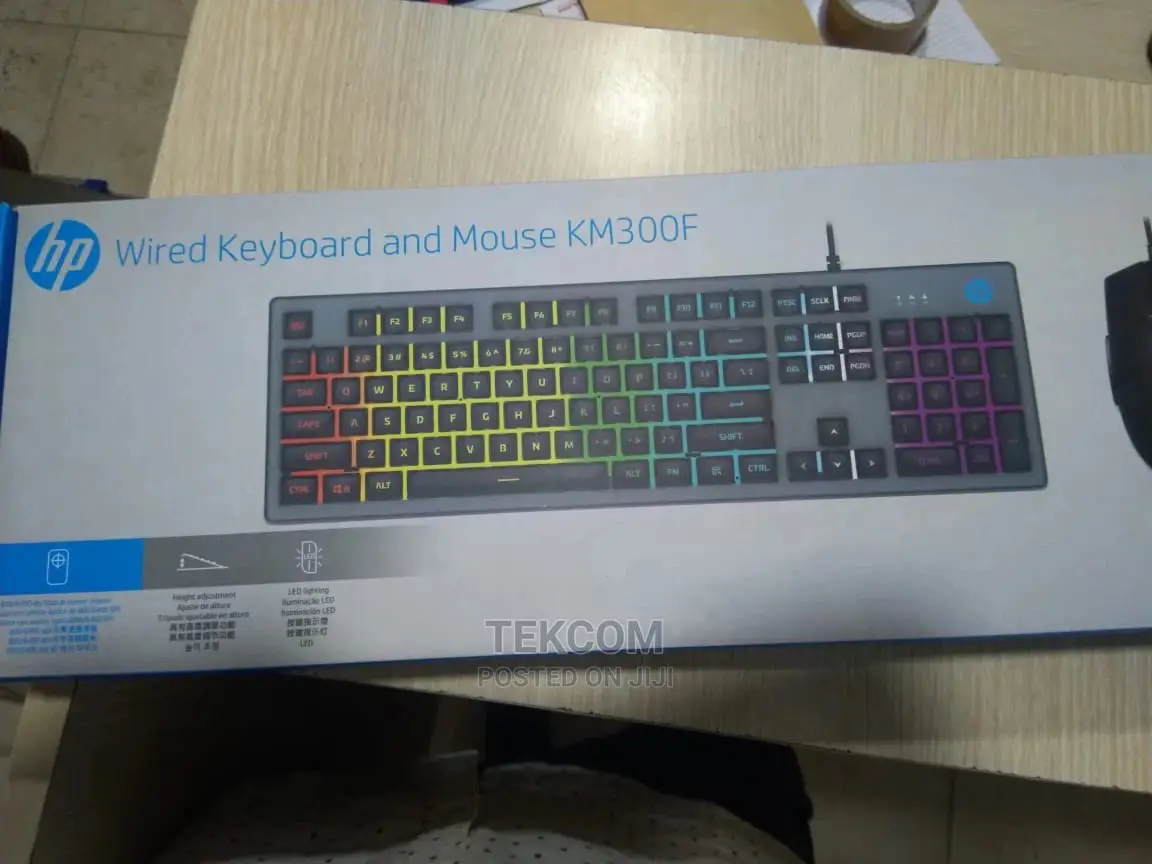 HP USB Gaming Keyboard and Mouse KM300F