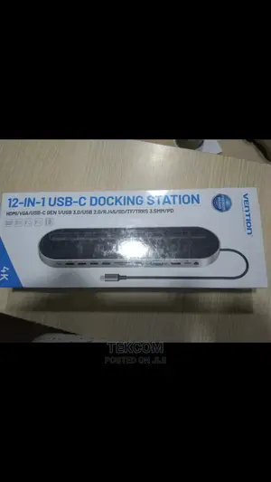Vention Type C to Multi-Function 12 in 1 Docking Station