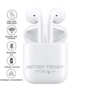 TWS I7 Black Bluetooth Headphones for Android and iPhone