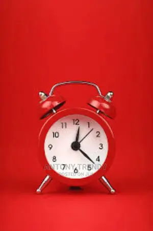 Alarm Clock 4" Twin Bell RED