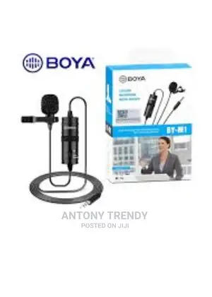 New Boya by-M1 Is an Omni Directional Lavalier Microphone