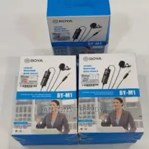 Boya by-M1 3.5mm Lavalier Lapel Microphone for Canon Nikon D