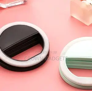 LED Portable Rechargeable Clip Selfie Ring Light RK – 14