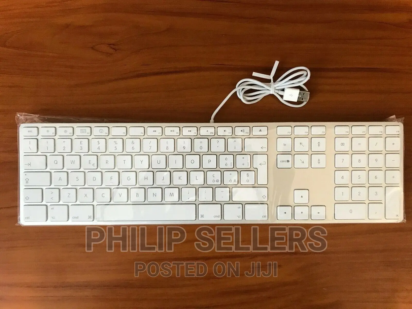 New Original Apple Aluminum Wired USB Keyboard