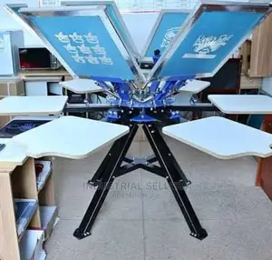 Durable 6colour 6station Screen Printing Machine
