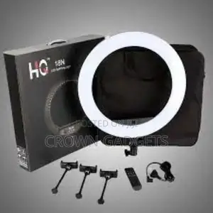 HQ-18 LED Ring Light 45cm With 7 Feet Stand for Live Streami