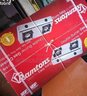 Double Ramptons 2 Burner Gas Stove.