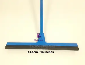 Tile, Floor, Shower, Rubber Foam Squeegee With Wooden Handle