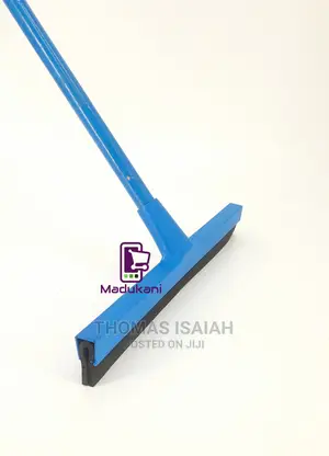 Tile, Floor, Shower, Rubber Foam Squeegee With Wooden Handle
