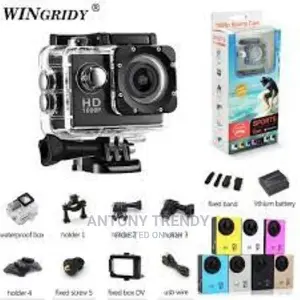 HD 1080P MJPEG 2 Inch LCD IP68 30m Waterproof Sports Action