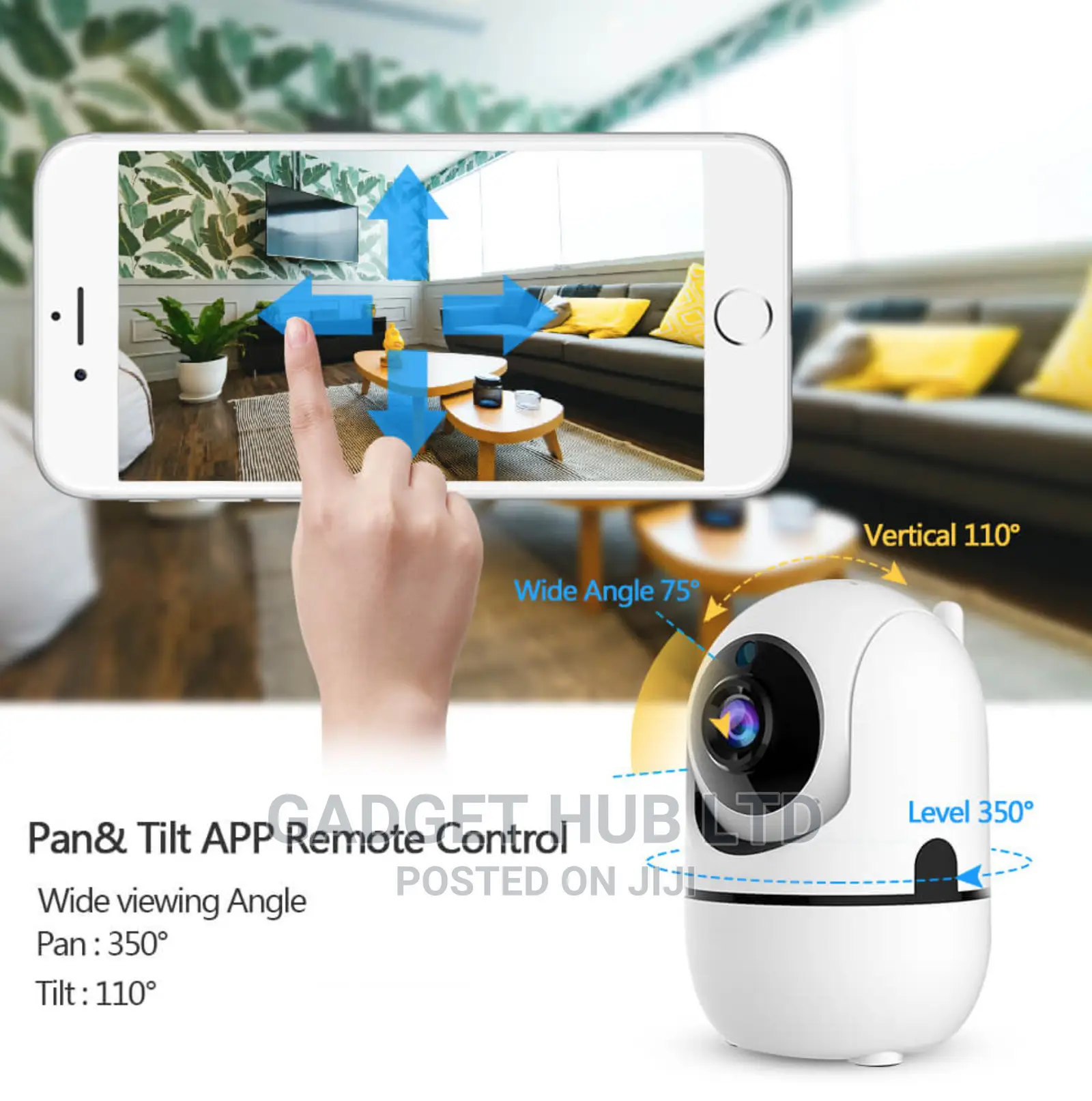 Wireless Baby Monitor PTZ With Auto Tracking And Two Way Com