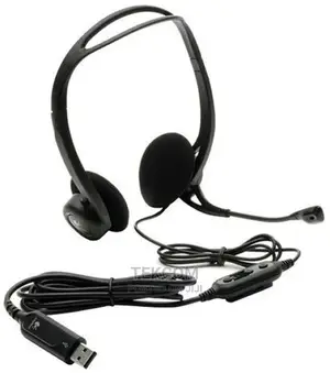 Logitech 960 USB Headset (PC/Mac) With Noise-Canceling Mic