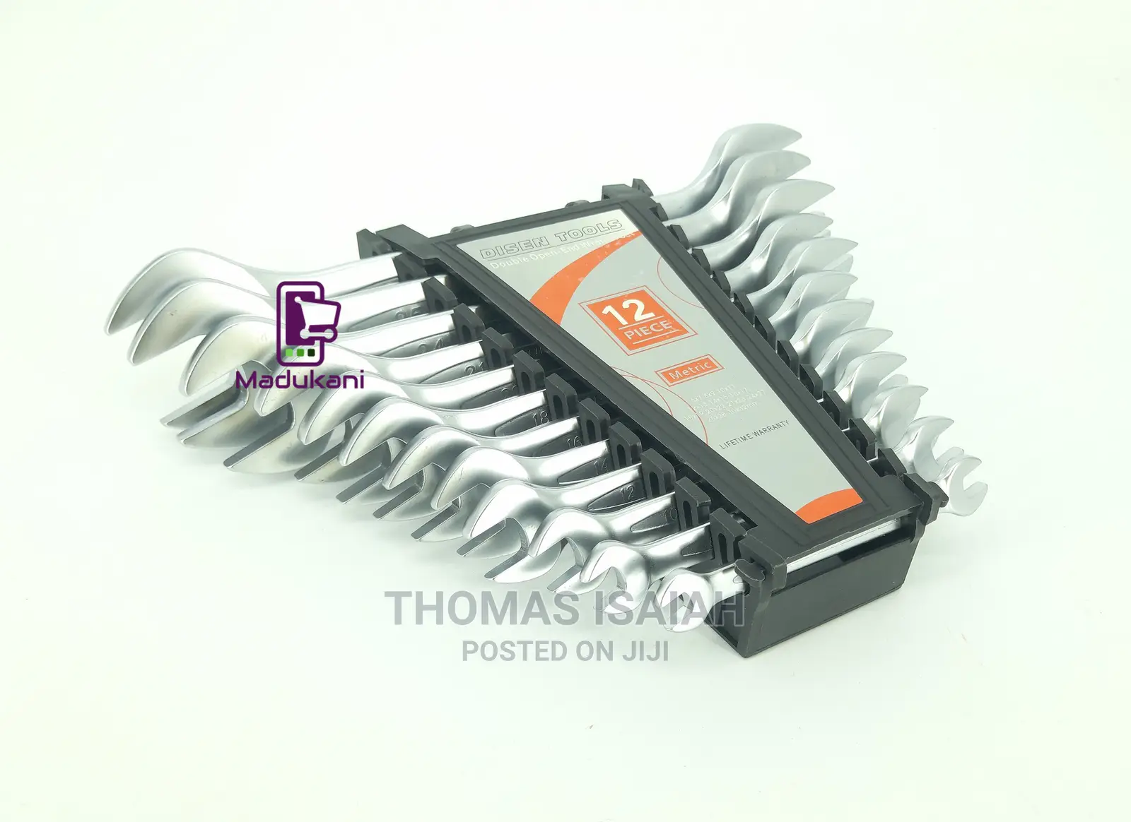 12pcs Double Fixed Spanner Wrench Set