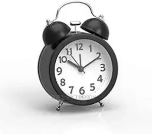Bell Alarm Clock Bedside Silent Non-Ticking