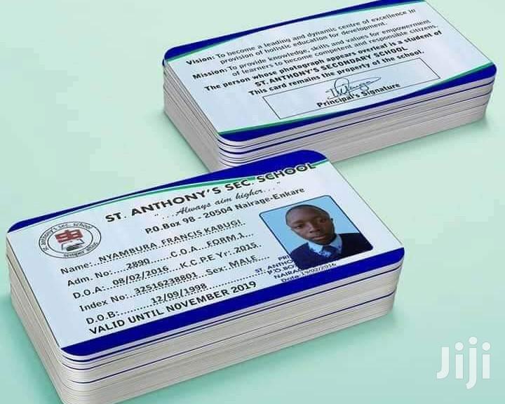 ID Cards & Nametags in Nairobi Central Manufacturing Services, Cjay Brands Jiji.co.ke
