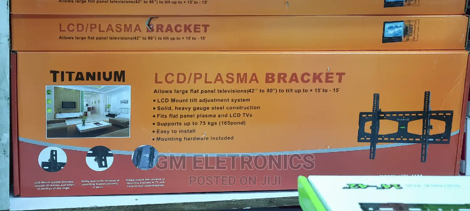 42" to 80" Tilting Wall Bracket.