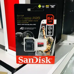 Sandisk 64gb Extreme Pro A2 Highspeed