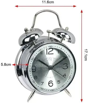 Analog Alarm Clock for Heavy Sleepers With Backlight