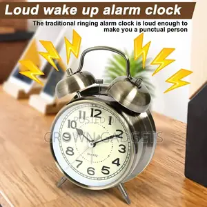 Battery Operated Vintage Alarm Clock