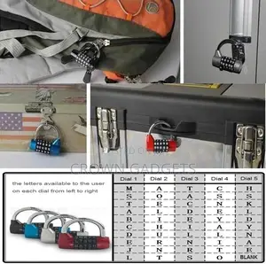 Digit Combination Padlock Travel Gym Lockers