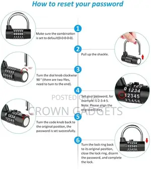 5 Digit Luggage Lock