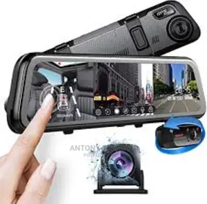 Mirror Dash Cam Dual Dashboard Camera Recorder With Touch S