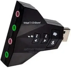 Virtual 7.1 Ch Hd Sound Usb Audio Card Mic Adapter Pc Laptop