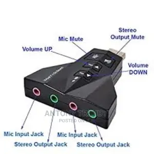 USB 7.1 Channel Sound Adapter