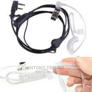 Earphone Fbi Style Headset Security Radio Outdoor Two Earplu