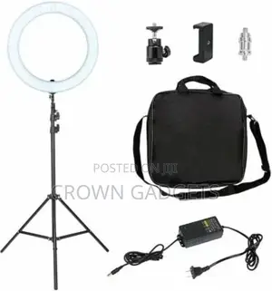 18 Inch LED Ring Light With Variable Intensity, 3200-5600k