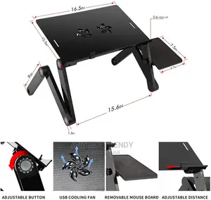 Laptop Holder With Mouse Pad