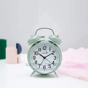 Vintage Modern Twin Bell Alarm Table Clock