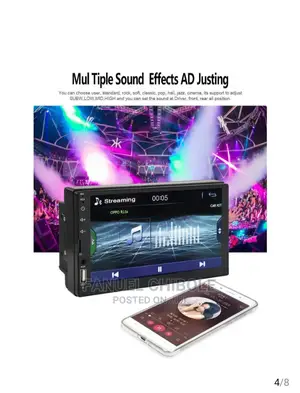 Brand New Car Mp5 Radio With Bluetooth/Usb/Aux
