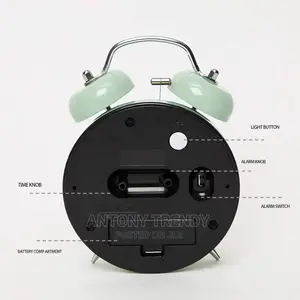Vintage Modern Twin Bell Alarm