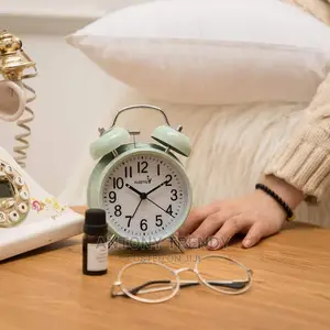 Vintage Metal Twin Bell Alarm Clock