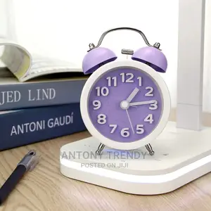 Non-Ticking for Bedrooms , Battery Operated Alarm Clock