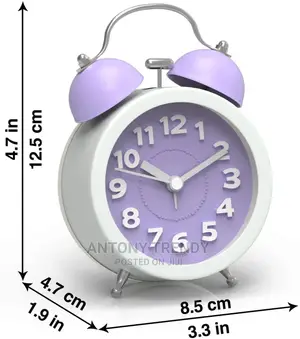 Twin Bell Alarm Clock for Early Risers
