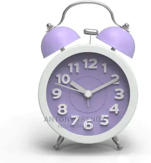 Vintage Modern Twin Bell Alarm Table Clock 1 Pc