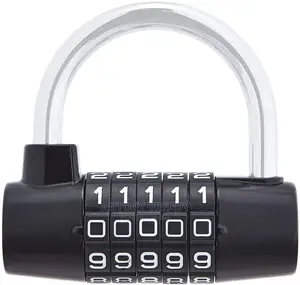 5 Digit Combination Padlock Travel Gym Lockers