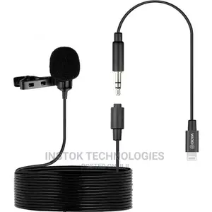 Boya By-M2 Clip-On Lavalier Lightning Microphone for Ios