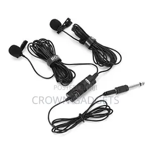 BOYA BY-M1DM Dual Omni-Directional Lavalier Microphone