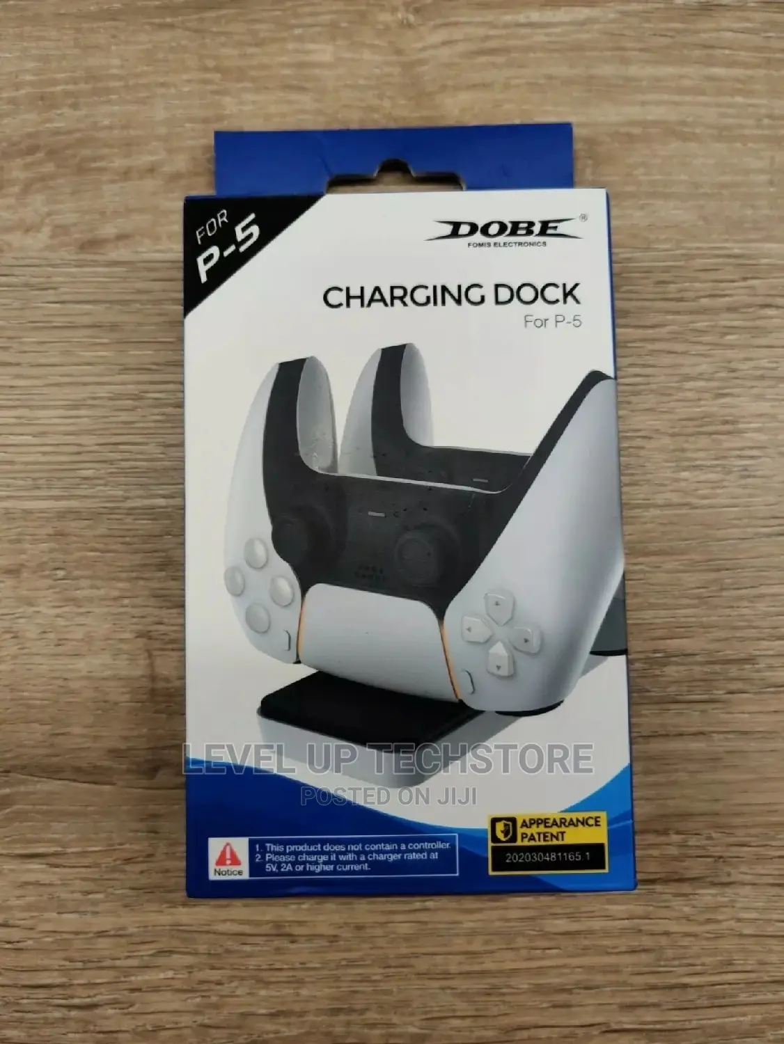 Dobe Dual Controller Charging Dock for PS5 Controllers - New
