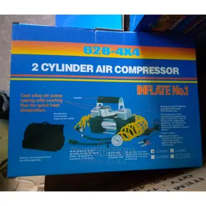 Double Cylinder Car Compressor / Tyre Inflator