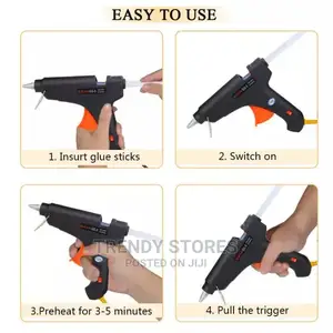 60 Watts Hot Melt Glue Equipment + 2 Free Glue Sticks