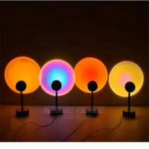 Decorative Sunset Projection Led Beside Lamp USB Charge Suns