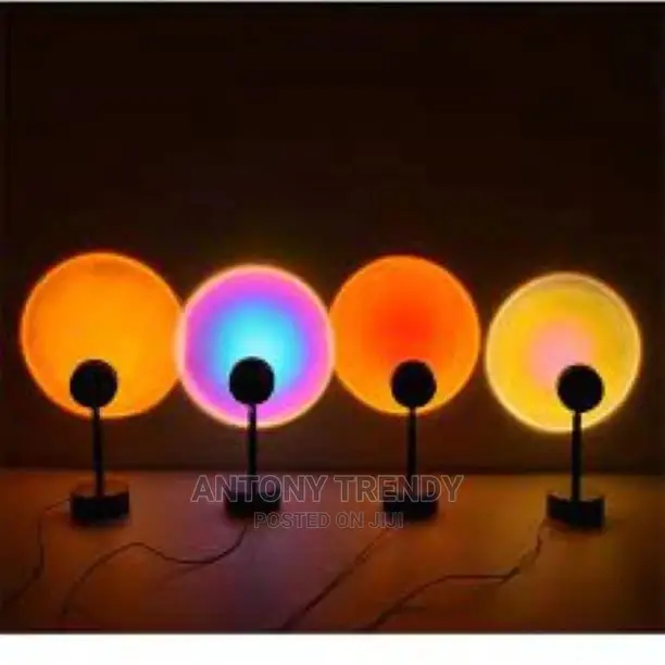 Decorative Sunset Projection Led Beside Lamp USB Charge Suns