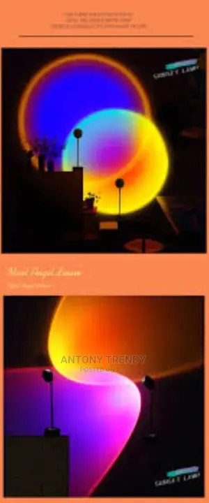 Rainbow Projection Lamp Led Romantic Visual Led Light Red Li